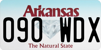 AR license plate 090WDX