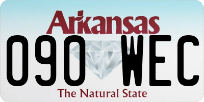 AR license plate 090WEC