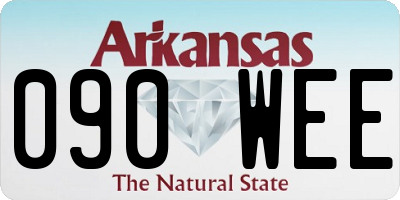 AR license plate 090WEE