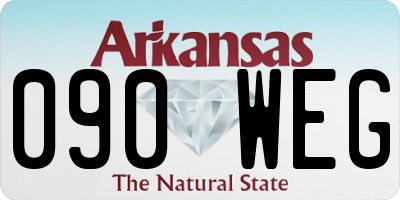 AR license plate 090WEG