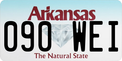 AR license plate 090WEI
