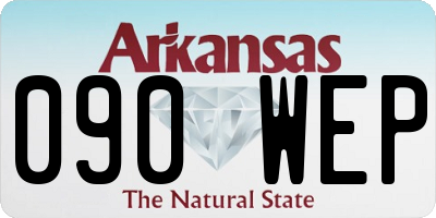 AR license plate 090WEP
