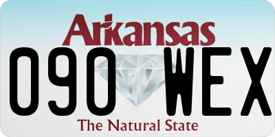 AR license plate 090WEX