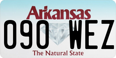 AR license plate 090WEZ