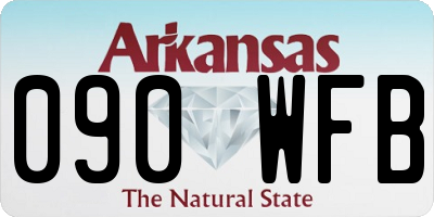 AR license plate 090WFB