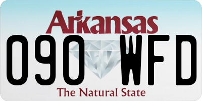 AR license plate 090WFD