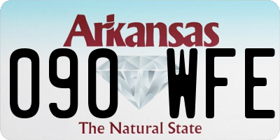 AR license plate 090WFE