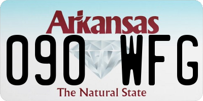 AR license plate 090WFG