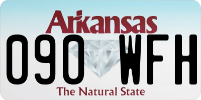 AR license plate 090WFH