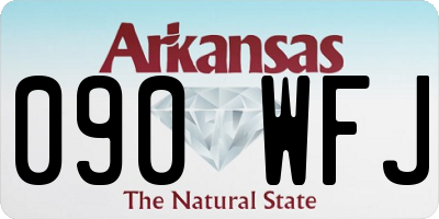 AR license plate 090WFJ