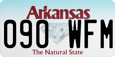 AR license plate 090WFM