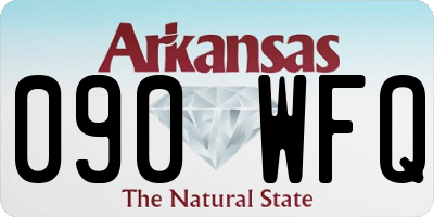 AR license plate 090WFQ