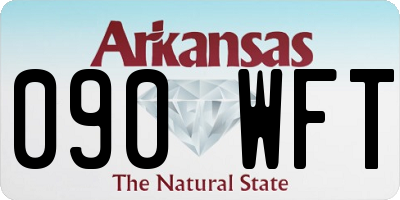 AR license plate 090WFT