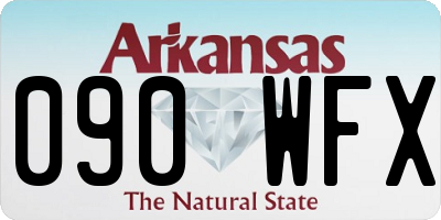 AR license plate 090WFX