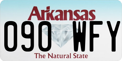 AR license plate 090WFY