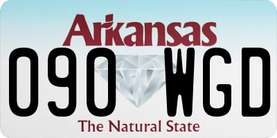 AR license plate 090WGD