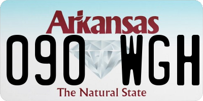 AR license plate 090WGH