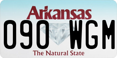 AR license plate 090WGM