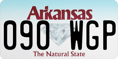 AR license plate 090WGP