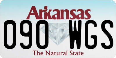 AR license plate 090WGS