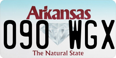 AR license plate 090WGX