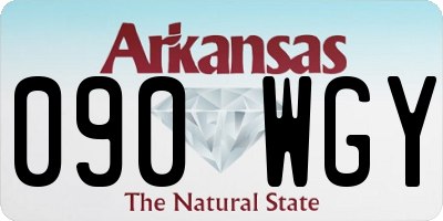 AR license plate 090WGY