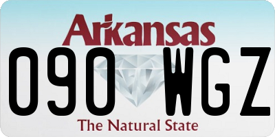 AR license plate 090WGZ