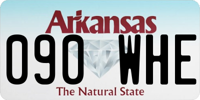 AR license plate 090WHE