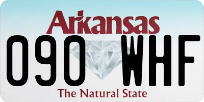 AR license plate 090WHF