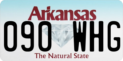 AR license plate 090WHG