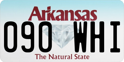 AR license plate 090WHI