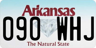 AR license plate 090WHJ