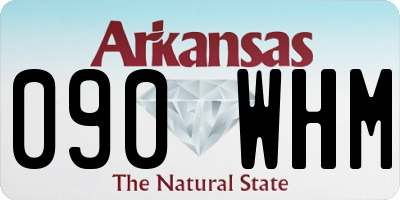 AR license plate 090WHM