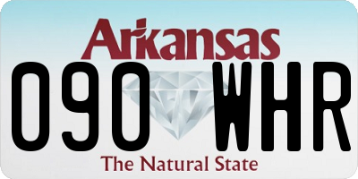 AR license plate 090WHR