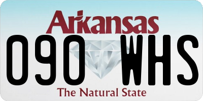 AR license plate 090WHS
