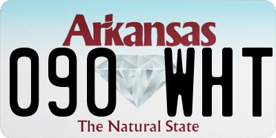 AR license plate 090WHT