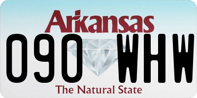 AR license plate 090WHW