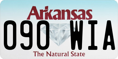 AR license plate 090WIA