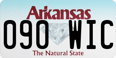AR license plate 090WIC