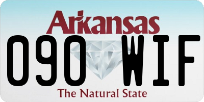 AR license plate 090WIF