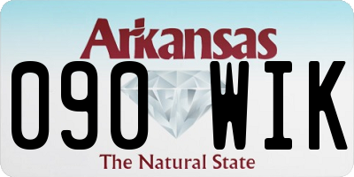 AR license plate 090WIK