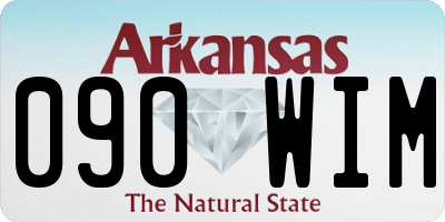 AR license plate 090WIM