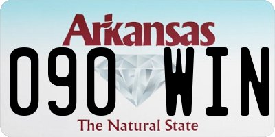 AR license plate 090WIN