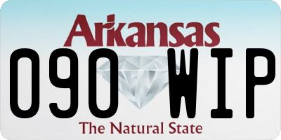 AR license plate 090WIP
