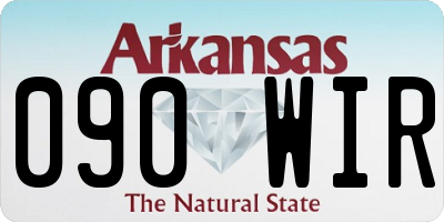 AR license plate 090WIR