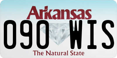 AR license plate 090WIS