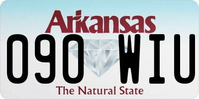 AR license plate 090WIU