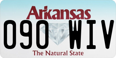 AR license plate 090WIV