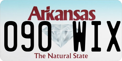 AR license plate 090WIX