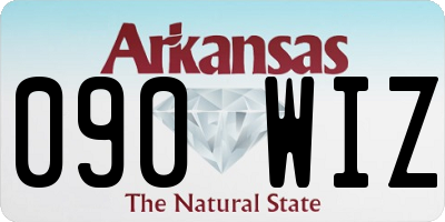 AR license plate 090WIZ